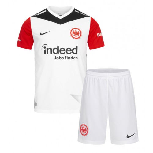 Dětský fotbalový dres Eintracht Frankfurt 2024-25 Domácí Krátký Rukáv (+ trenýrky)